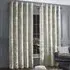 Plain Crushed Velvet Curtains - Natural