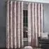 Plain Crushed Velvet Curtains - Pink