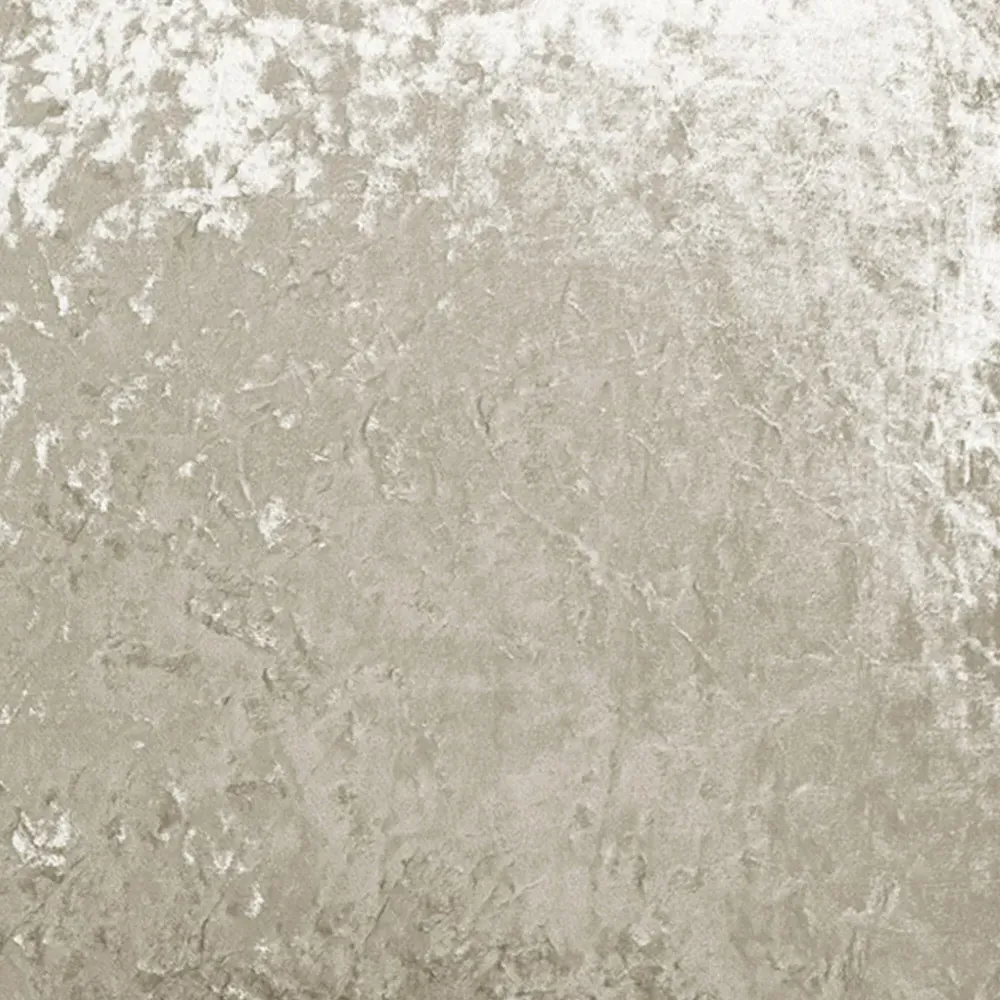 Plain Crushed Velvet Filled Cushion 2 Pack - Cream