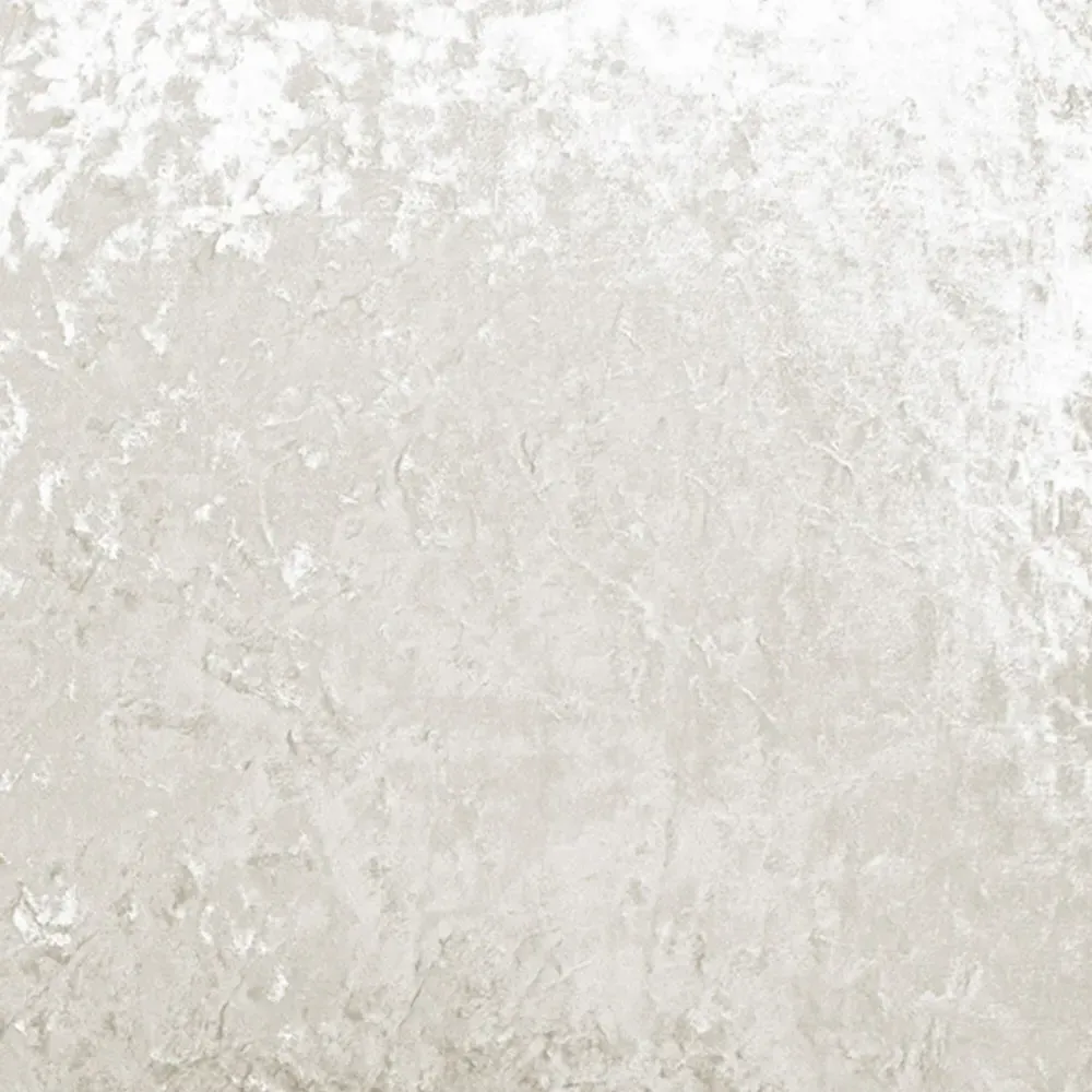 Plain Crushed Velvet Filled Cushion 2 Pack - Cream