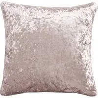 Plain Crushed Velvet Filled Cushion 2 Pack - Pink
