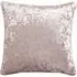 Plain Crushed Velvet Filled Cushion 2 Pack - Pink