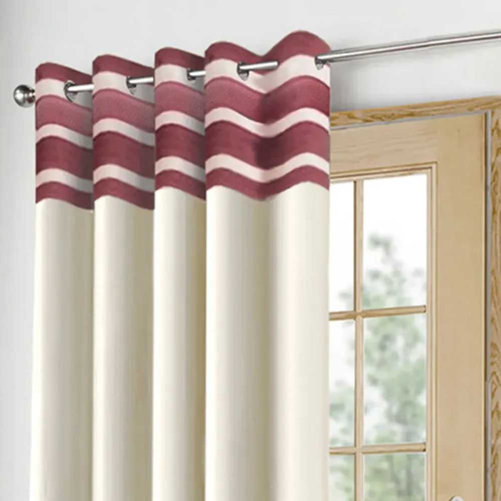 Regency Door Curtain - Wine Red
