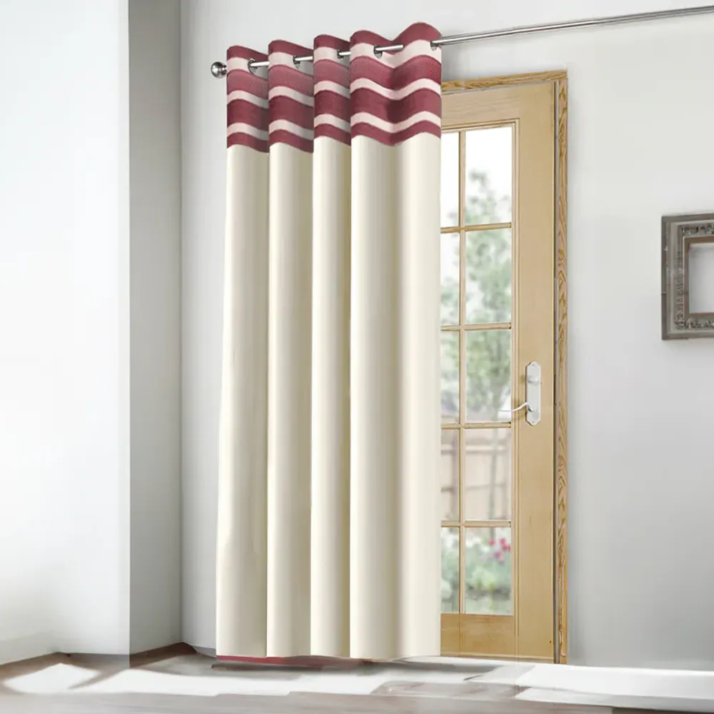 Regency Door Curtain - Wine Red image