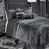 Rienzo Double Diamante Duvet Set - Charcoal, Velvet