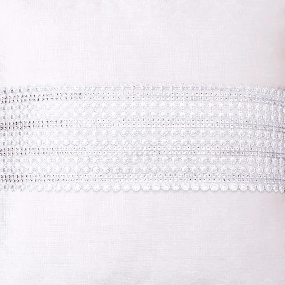 Ritz Diamante Filled Cushion 2 Pack - Cream