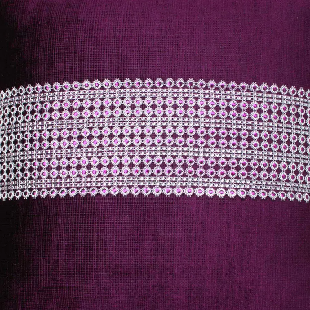 Ritz Diamante Filled Cushion 2 Pack - Purple