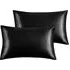 Satin Pillowcase 2 Pack - Black