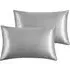 Satin Pillowcase 2 Pack - Silver