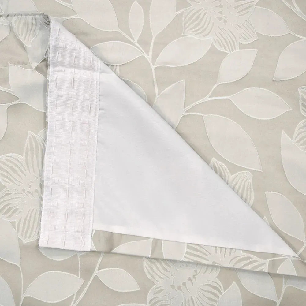 Serena Tape Top Curtains - Cream, Polyester