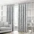 Serena Tape Top Curtains - Silver, Polyester
