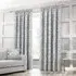 Serena Tape Top Curtains - Silver, Polyester