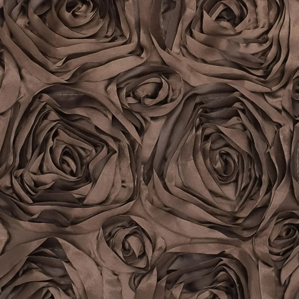 Shimmer Rose Filled Cushion 2 Pack - Brown