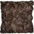 Shimmer Rose Filled Cushion 2 Pack - Brown