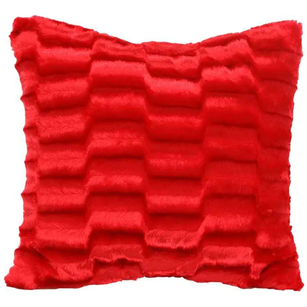 Solace Filled Cushion 2 Pack - Red, Polyester