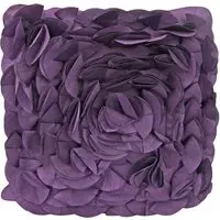 Stania Filled Cushion 2 Pack - Aubergine