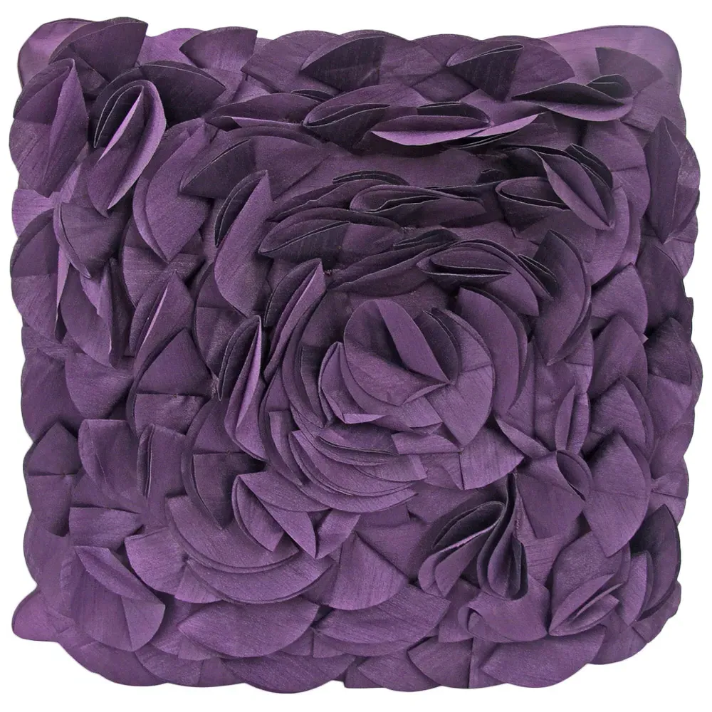 Stania Filled Cushion 2 Pack - Aubergine