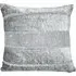 Topaz Diamante Cushion 2 Pack - Silver, Crushed Velvet