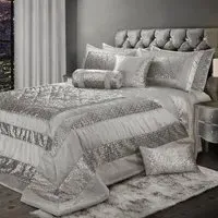 Vera Single Bedspread - Grey