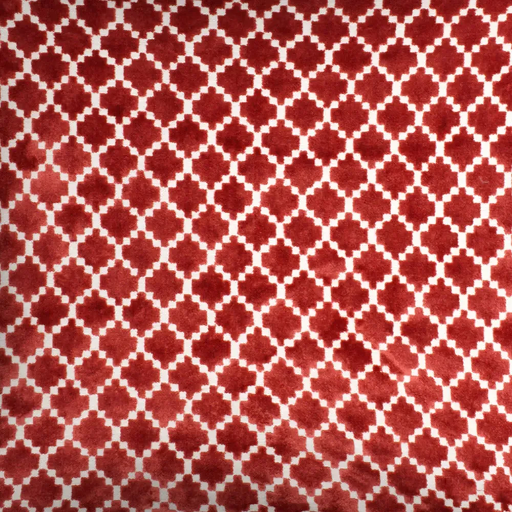 Versace Filled Cushion 2 Pack - Red