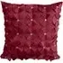 Vogue Diamante Filled Cushion 2 Pack - Burgundy, Faux Silk