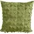 Vogue Diamante Filled Cushion 2 Pack - Green, Faux Silk