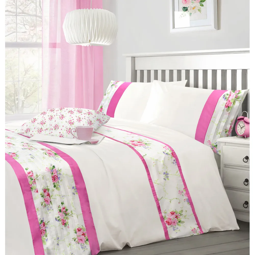 Yvette King Size Duvet Set - White