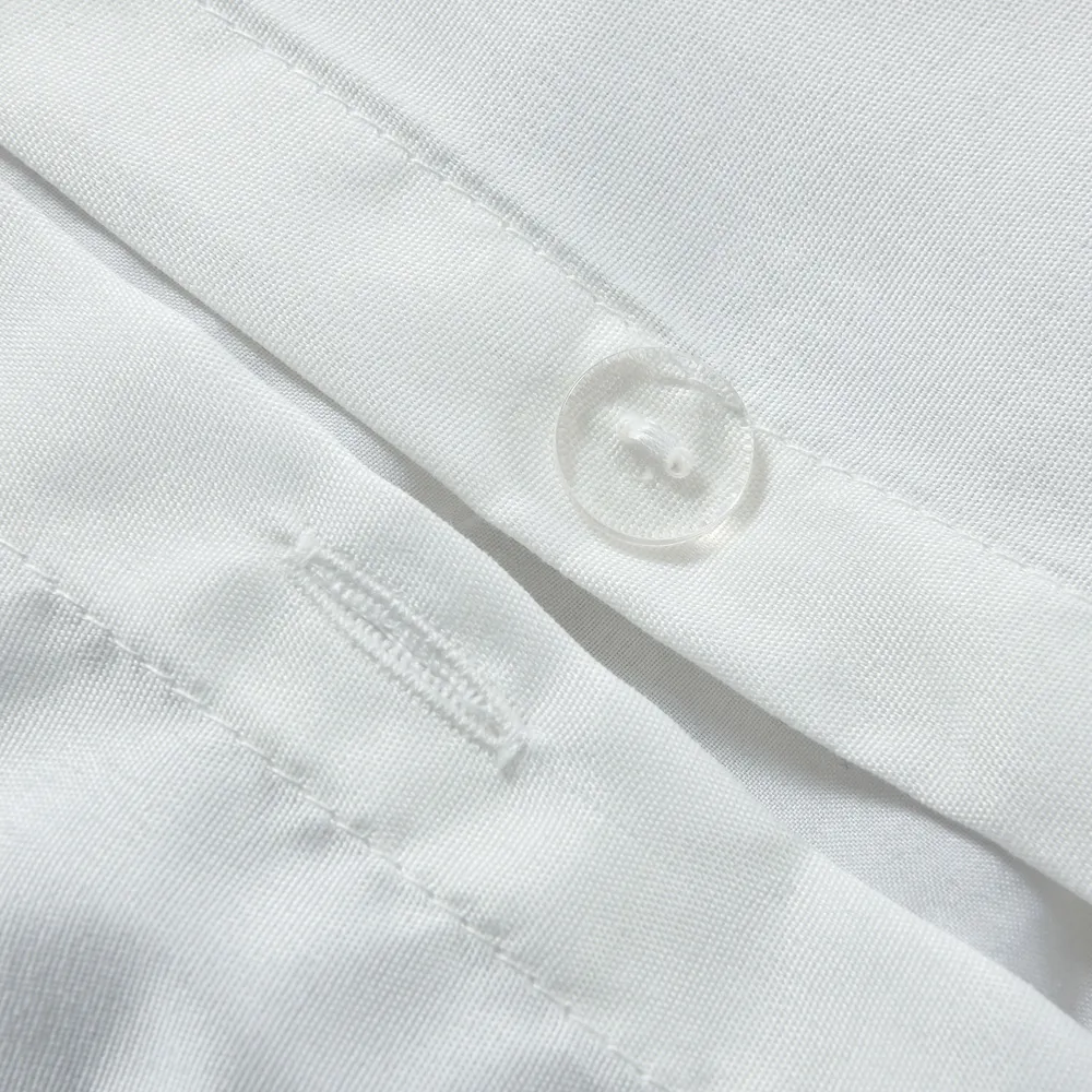 Zenith Single Tufted Duvet Set - White