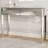 CARME Home 2 Drawer Dressing Table - Silver, Mirrored Glass