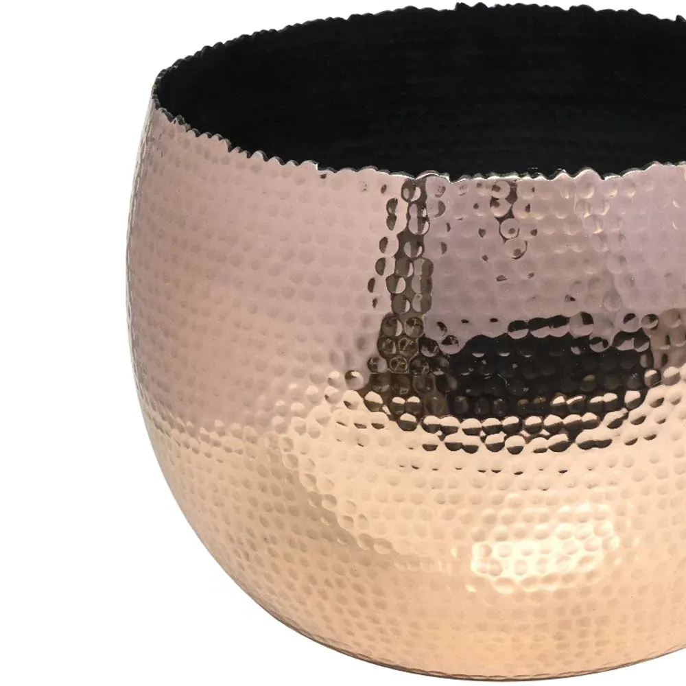 Hammered Bowl 30cm - Black, Copper