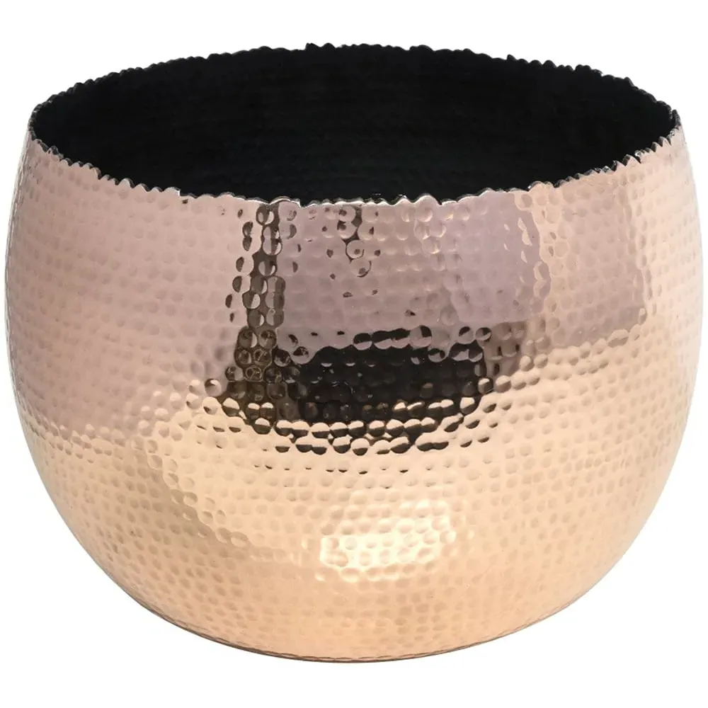 Hammered Bowl 30cm - Black, Copper