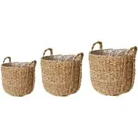 Tenno Natural Basket Set of 3 - Natural