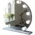 Audrey Hollywood Frameless Vanity Mirror with 10 LED - White