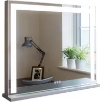 Greta Hollywood Vanity Mirror with LED Strip - White