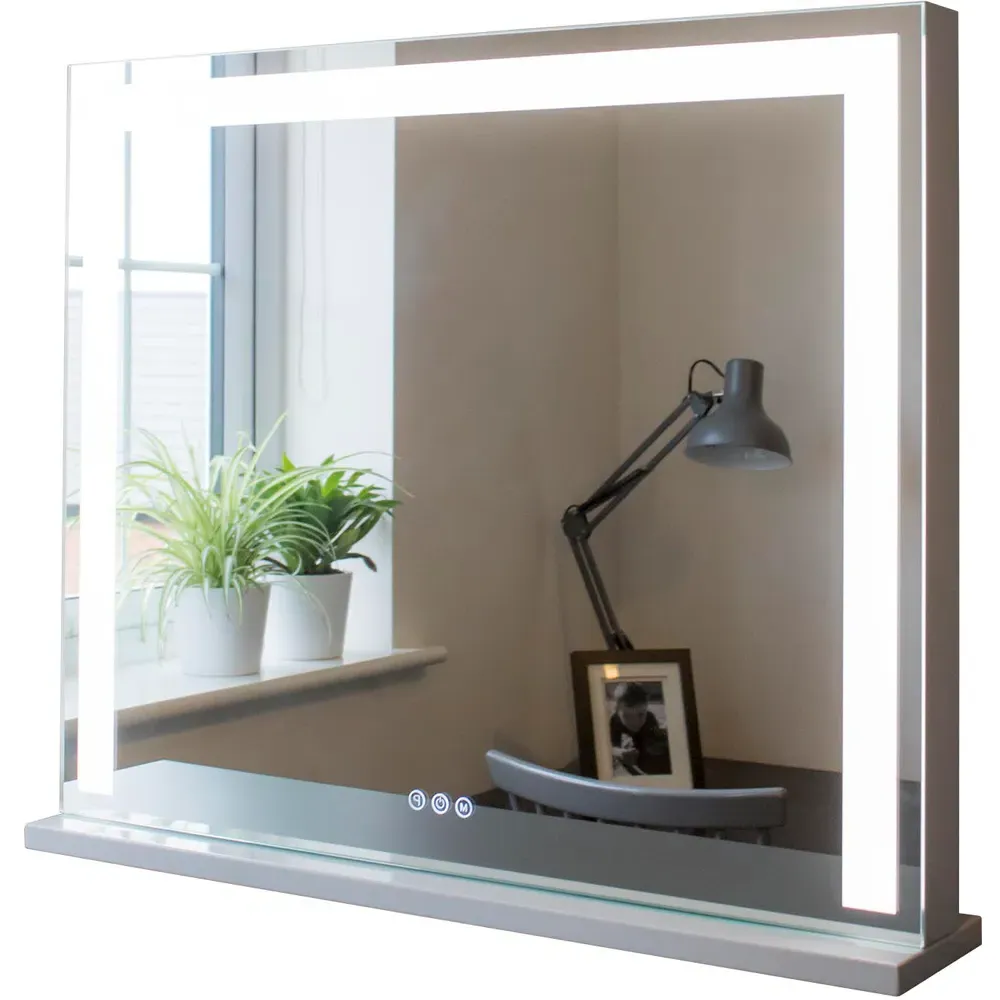 Greta Hollywood Vanity Mirror with LED Strip - White