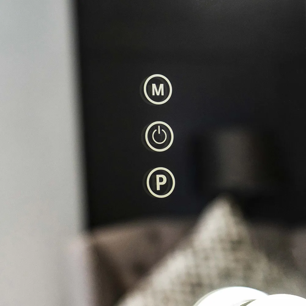 Hollywood Large Floor Mirror with LED Lighting - White