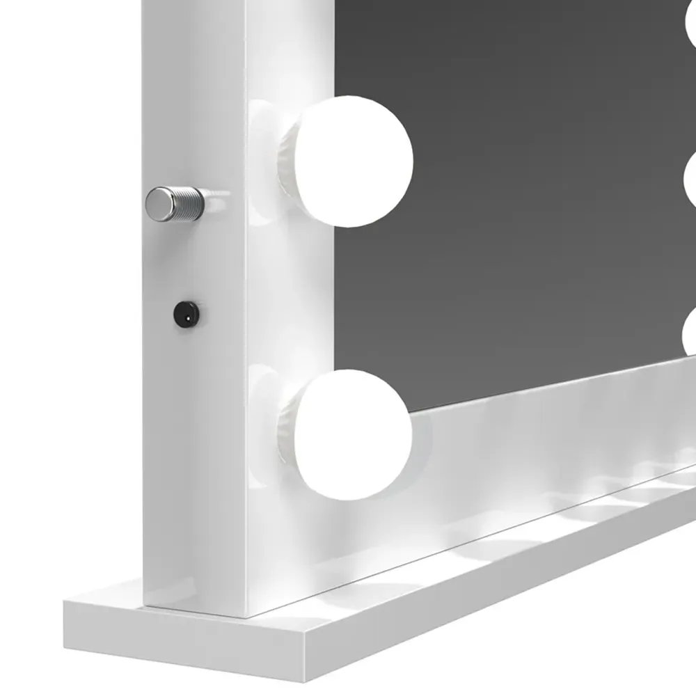 Marilyn Hollywood Vanity Mirror with 14 LED Bulbs - White
