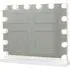 Sophia Hollywood Vanity Mirror with 15 LED Bulbs - White