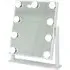 Veronica Hollywood Vanity Mirror with 9 LED Bulbs - White