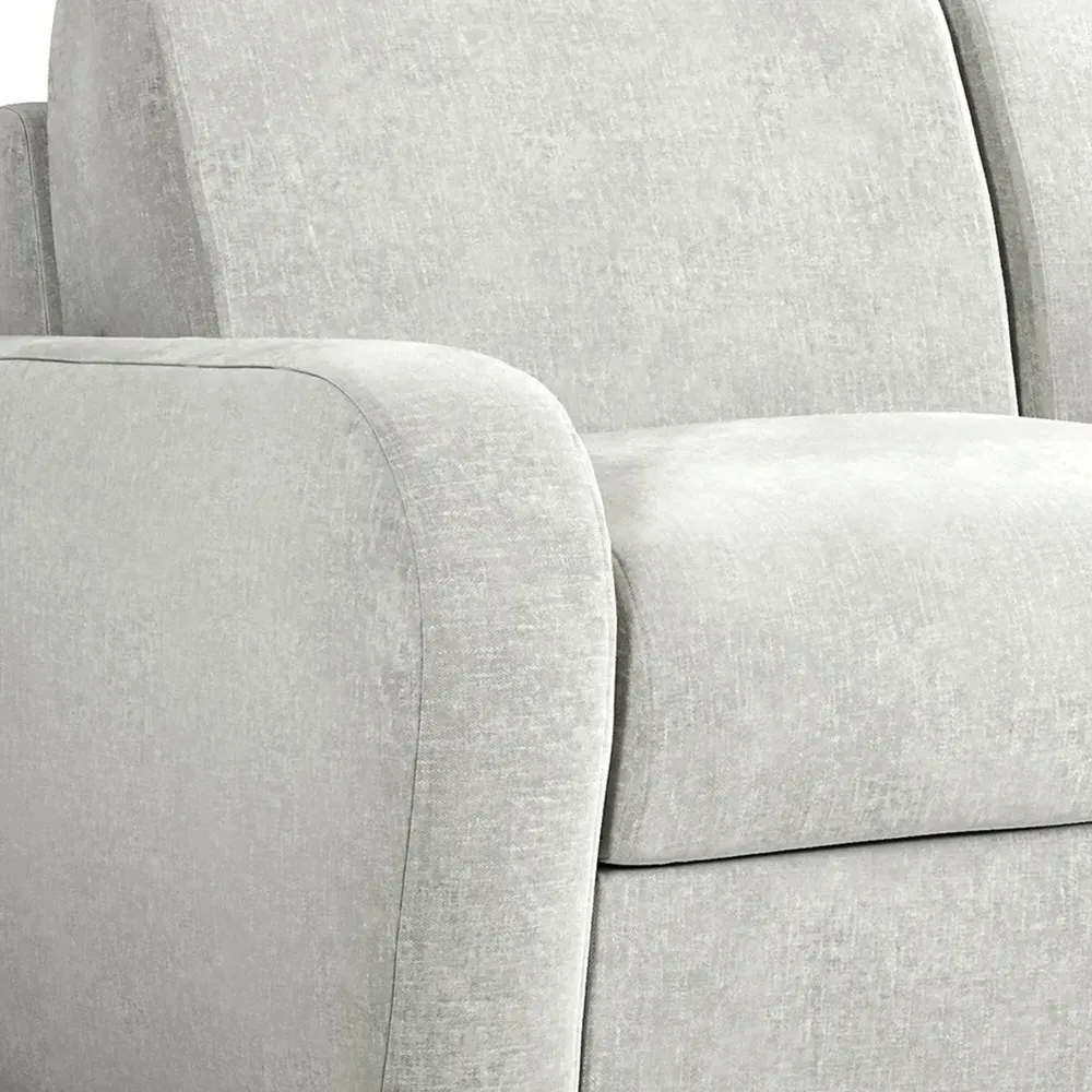 Deco Snuggler Sofa Bed with e-Sprung Mattress - Blue, Twill