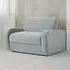 Deco Snuggler Sofa Bed with e-Sprung Mattress - Blue, Twill