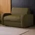 Deco Snuggler Sofa Bed with e-Sprung Mattress - Green, Twill