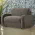 Deco Snuggler Sofa Bed with e-Sprung Mattress - Grey, Twill