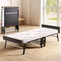 GP80 Single Folding Bed with e-Pocket Mattress - Black