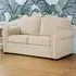 Heritage 2-Seater Sofa Bed with e-Pocket Mattress - Cream, Twill