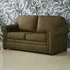 Heritage 2-Seater Sofa Bed with e-Pocket Mattress - Green, Twill