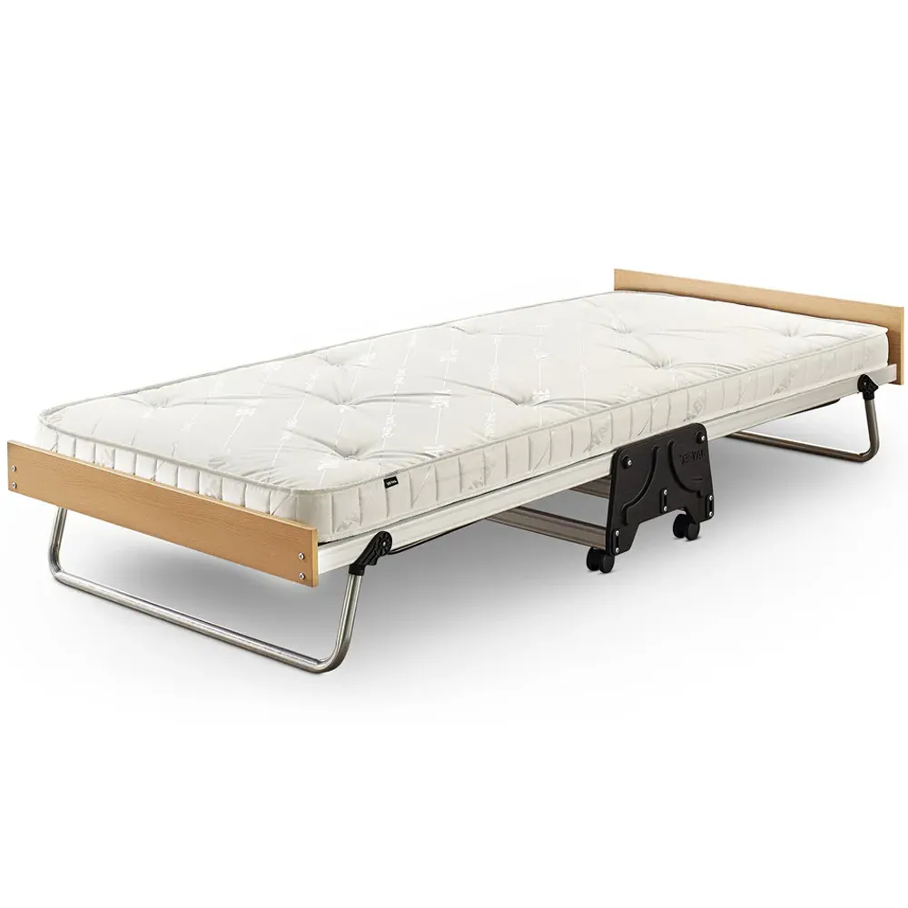 J-Bed Single Folding Bed with Mattress - Silver