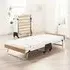 J-Bed Single Folding Bed with Mattress - Silver