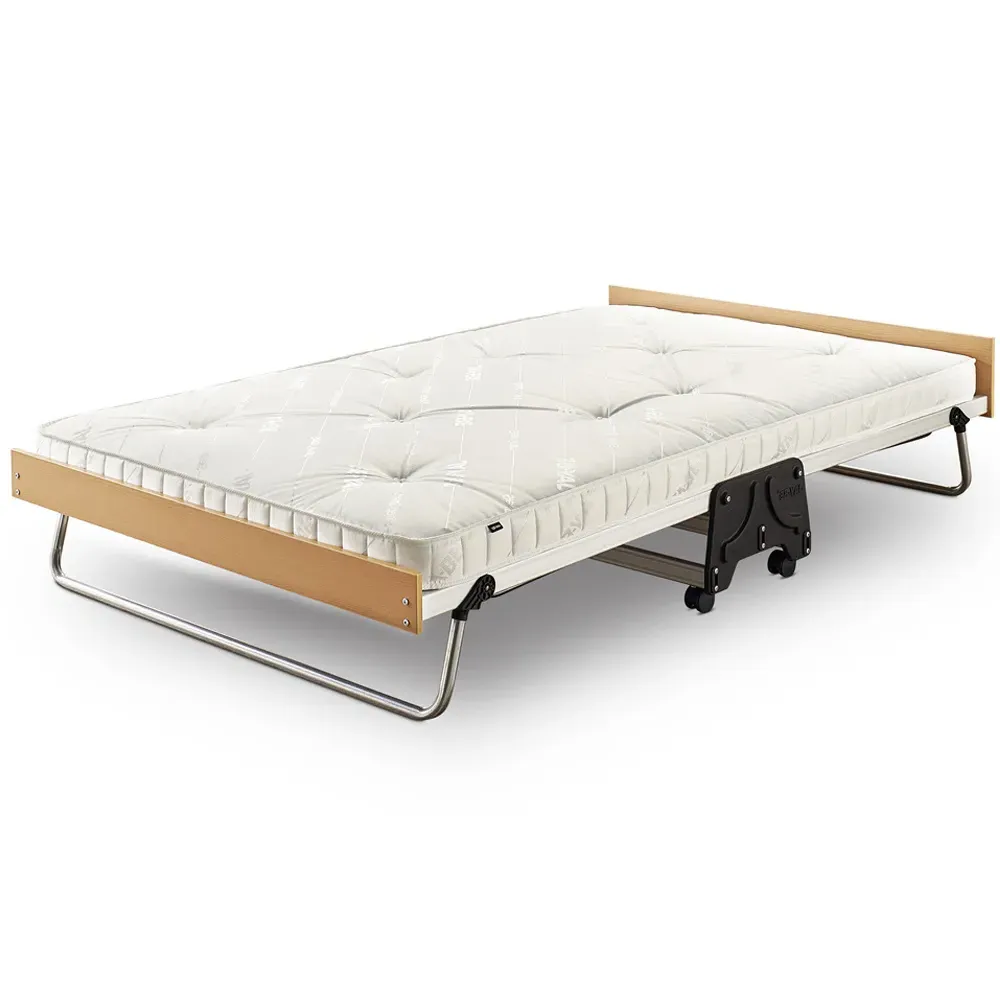 J-Bed Small Double Folding Bed with Mattress - Silver