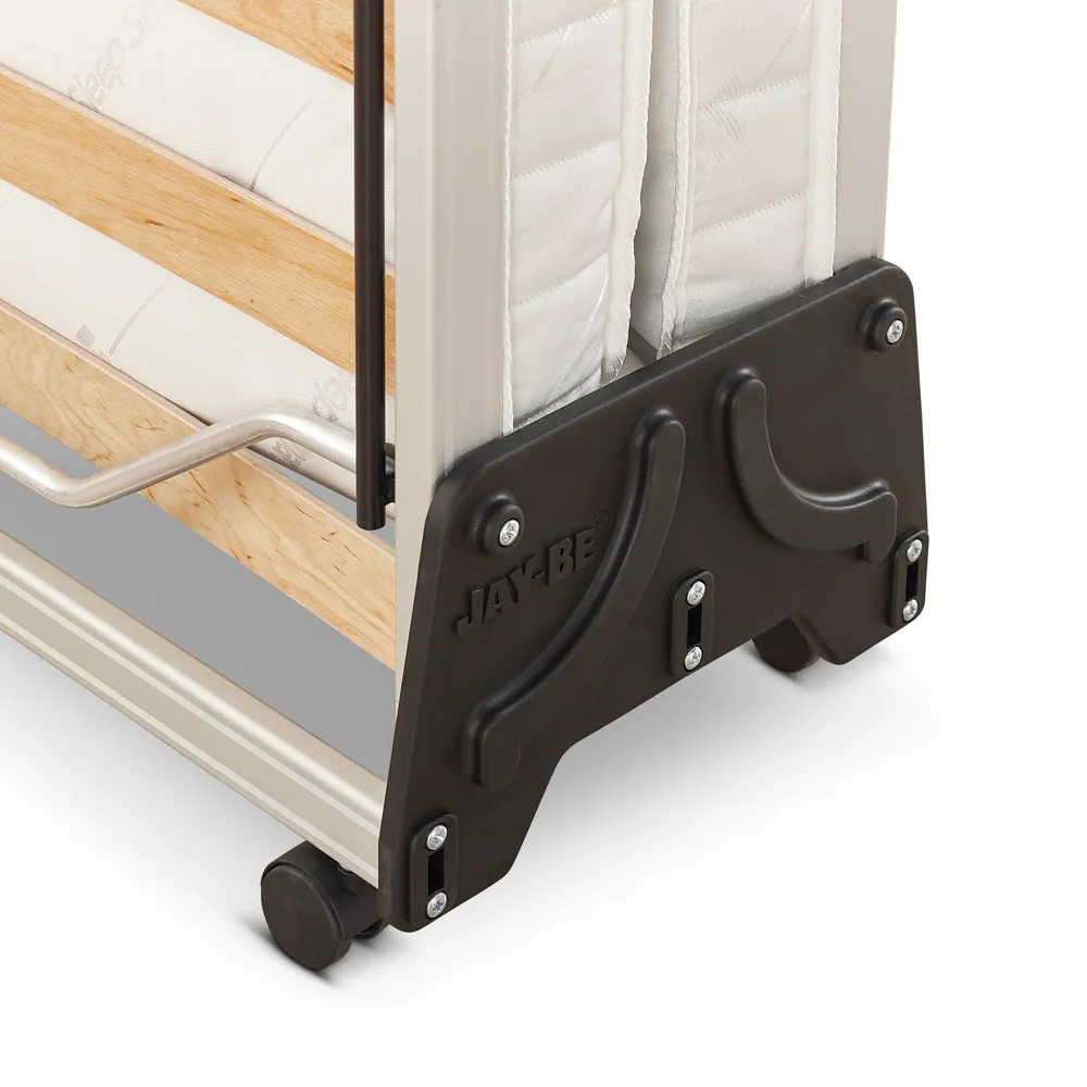 J-Bed Small Double Folding Bed with Mattress - Silver